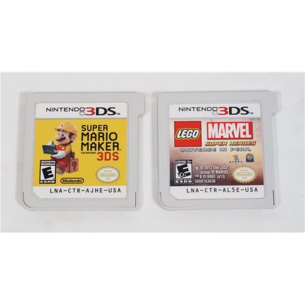 BUNDLE OF NINTENDO 3DS GAMES INCLUDING: