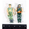 2 GI JOE ACTION FIGURES GI JOE ARAH GUNG-HO 1983