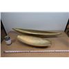 Image 1 : LOT DE 2 OBJETS DÉCORATIFS EN MÉTAL ASSORTIS