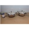 Image 1 : LOT DE 2 PLATS (1-BOL MANQUANT)