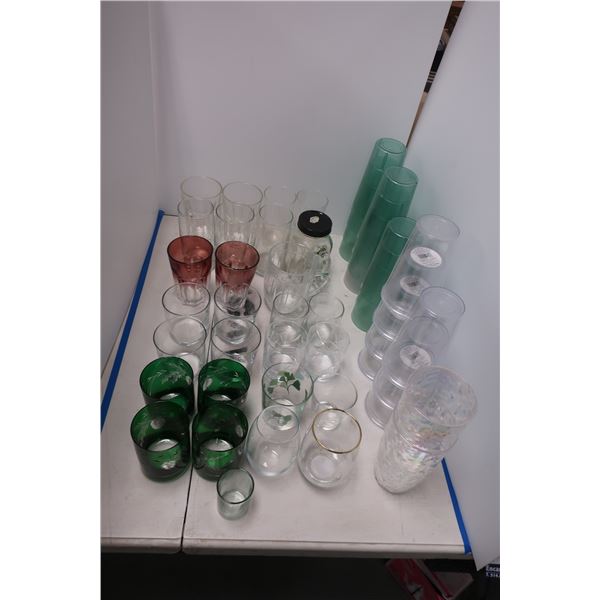 LOT DE 48 VERRES ASST