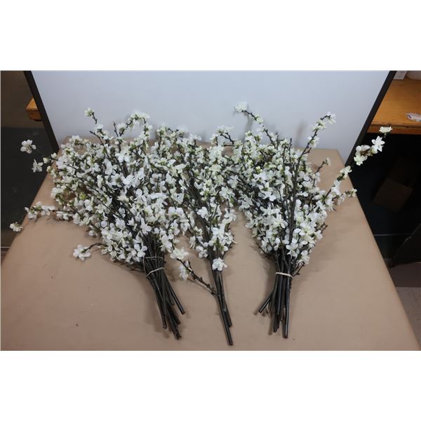 LOT DE FLEURS ARTIFICIELLES