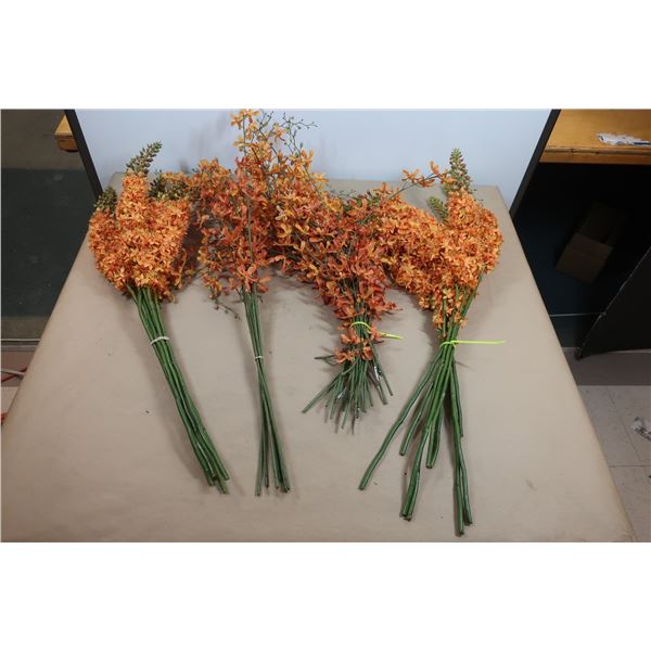 LOT DE FLEURS ARTIFICIELLES