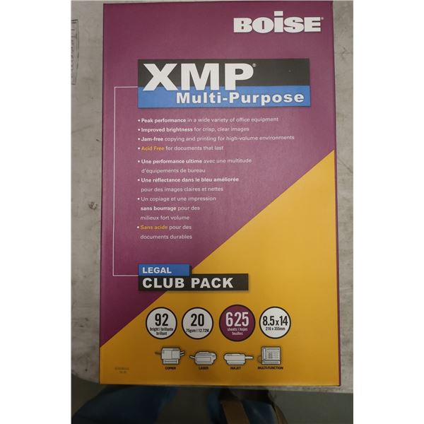 PKG DE 625 FEUILLES DE PAPIER 8-1/2"x14" -BLANC