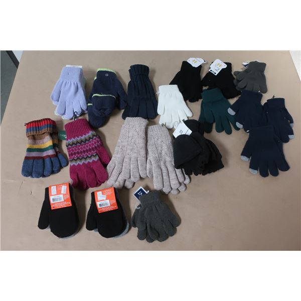 LOT DE 25 PAIRES DES GANTS ASST.