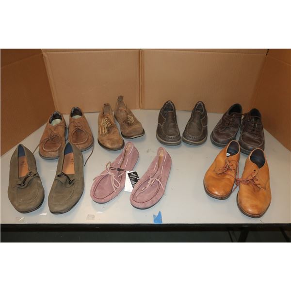 LOT DE 7 CHAUSSURES ASST D'HOMMES -TAILLES ASST