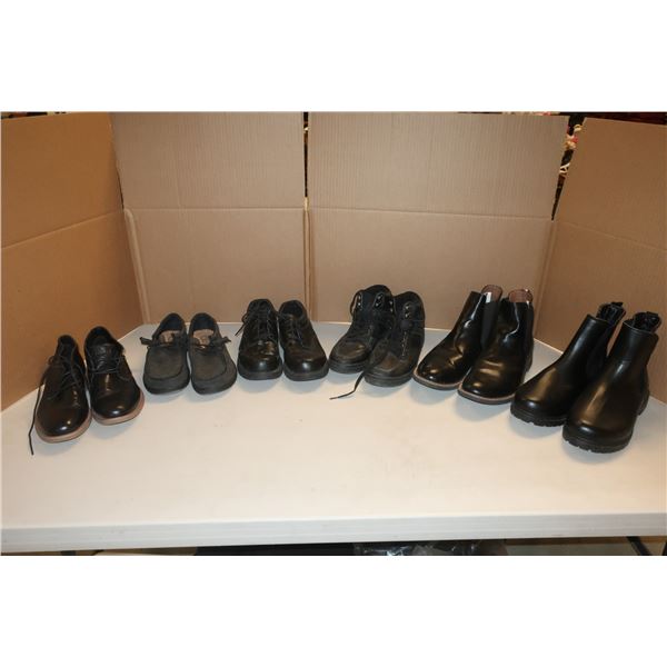 LOT DE 6 CHAUSSURES ASST D'HOMMES -TAILLES ASST