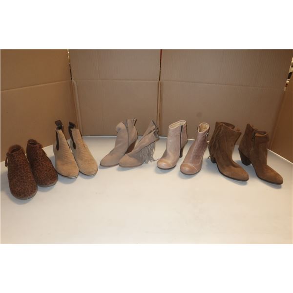 LOT DE 5 BOTTES ASST DE FEMMES -TAILLES ASST