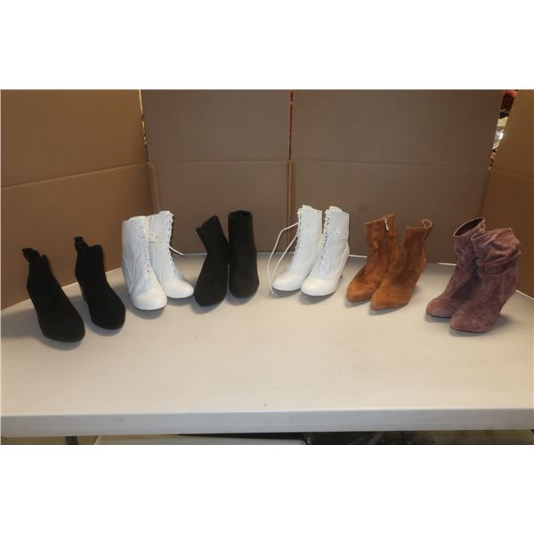 LOT DE 6 BOTTES ASST DE FEMMES -TAILLES ASST