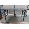 Image 1 : TABLE DE TRAVAIL -MÉTAL 60"x36"x35" NEUVE DANS BTE, ULINE #H-560TT