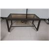 Image 1 : TABLE À CAFÉ VITRÉE 38"x22"x19"