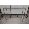 Image 1 : TABLE MÉTAL VITRÉ 40"x14"x32"
