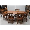 Image 1 : TABLE DE CUISINE EXTENSIBLE AVEC 5 CHAISES , 63"-75"x42"x13"