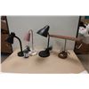 Image 1 : LOT DE 4 LAMPES DE BUREAU
