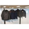 Image 1 : LOT DE 4 MANTEAUX POUR HOMMES M/XS