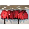 Image 1 : LOT DE 5 MANTEAUX POUR HOMMES 2-S/ 1-M/1-XL/ 1-L