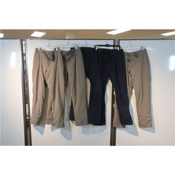 LOT DE 5 PANTALONS DE NEIGE POUR HOMMES