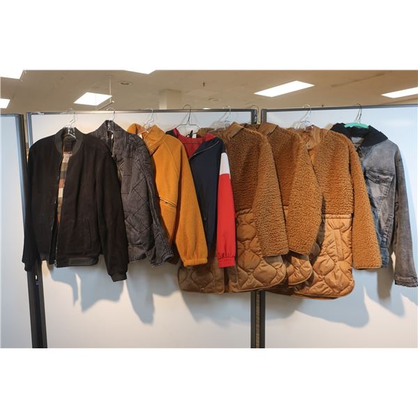 LOT DE 8 MANTEAUX POUR HOMMES