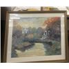 Image 2 : CADRE AVEC PEINTURE DE PAYSAGE