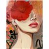 Image 3 : “ALISA” HAND PAINTED - CANVAS DAMAGED