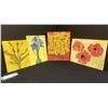 Image 1 : LOT DE 4 OEUVRES D'ART MURALES ASSORT.