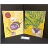 Image 1 : LOT DE 2 OEUVRES D'ART ASSORTIES.