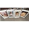 Image 1 : LOT DE 4 CADRES IKEA (SILVERHÖJDEN) AVEC DES IMAGES D'ENFANTS