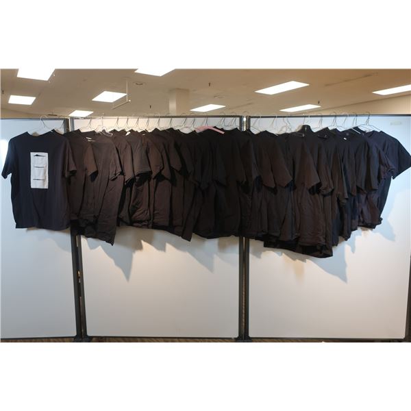 LOT DE 25 T-SHIRTS NOIR