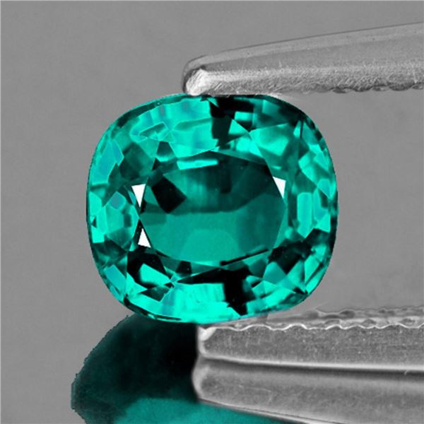 Natural Intense Blue Green Apatite 1.22 Cts  [VVS]