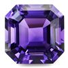 Image 1 : Natural Asscher Purple Amethyst 15.00 MM - FL/VVS