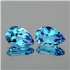 Image 1 : Natural  Sky Blue Topaz Pair 10 x 7 MM - VVS