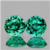 Image 1 : Natural Paraiba Green Blue Apatite Pair - {Flawless-VVS}