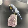 Image 2 : Natural Stone Handcarved Quartz Bird