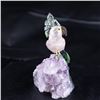 Image 2 : Natural Stone Handcarved Quartz Bird