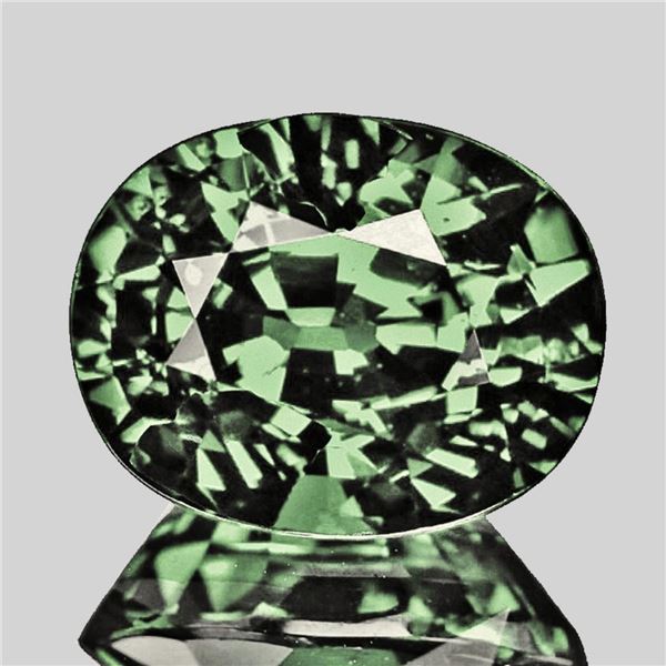 Natural Green Sapphire 1.06 Cts {Flawless-VVS}