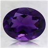 Image 1 : Purple Oval  Lab Amethyst 15 Carats