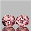 Image 1 : Natural Padparadscha Pink Tourmaline Pair {Flawless-VVS}