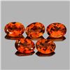 Image 1 : Natural Madeira Orange Citrine 5 Pcs(Flawless-VVS}