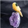 Image 2 : Natural Stone Handcarved Quartz Bird