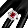 Image 1 : Natural Pigeon Blood  Ruby Ring