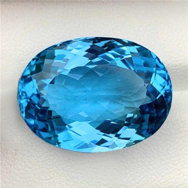 Natural Swiss Blue Topaz 36.15 Cts {Flawless-VVS1}