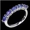 Image 1 : Natural Purple/Blue Tanzanite Ring