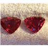 Image 1 : Natural Loupe Clean Vivid Red Untreated Ruby Pair - Certified