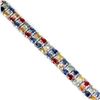 Image 2 : Natural MULTI COLOR  SAPPHIRE 146 Cts Bracelet