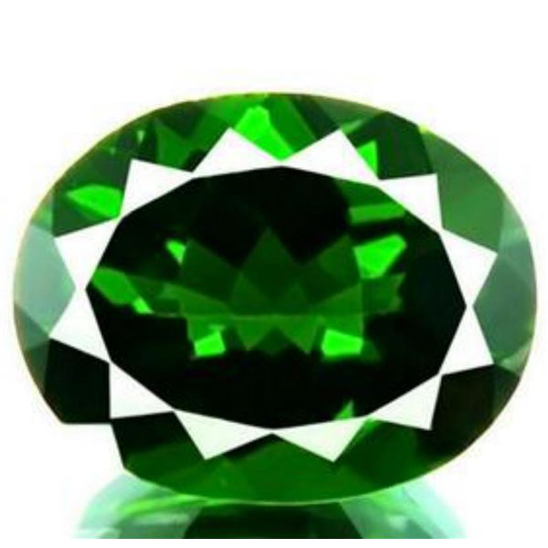 Natural Green Chrome Diopside 4.24 Carats - VVS