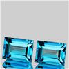 Image 1 : NATURAL BABY SWISS BLUE TOPAZ PAIR 12x9 MM [IF-VVS]