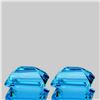 Image 2 : NATURAL BABY SWISS BLUE TOPAZ PAIR 12x9 MM [IF-VVS]