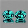 Image 1 : Natural Paraiba Green Blue Apatite Pair - FL