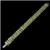 Image 2 : Natural Unheated Green Peridot 150 Cts Bracelet