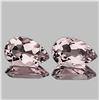 Image 1 : Natural Peach Pink Morganite Pair [Flawless-VVS]